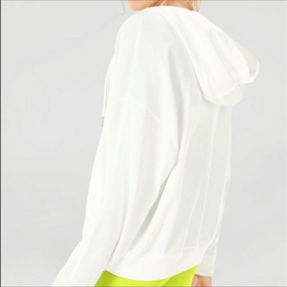 Fabletics Rosanna hoodie oversized cropped sweatshirt size XS - Picture 2 of 12